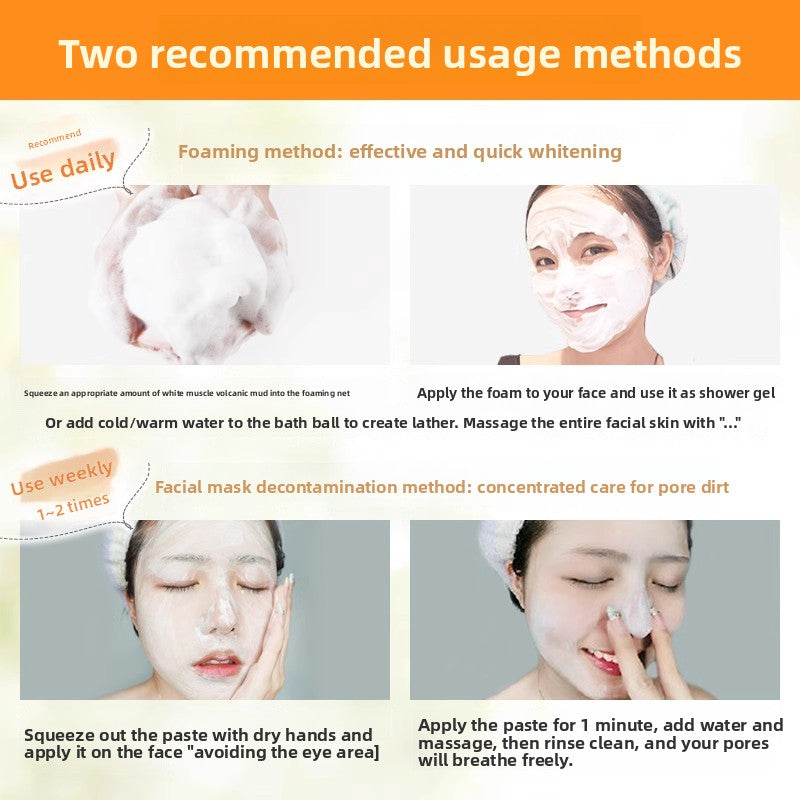 Pore-cleaning volcanic mud