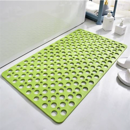Porous bathroom anti-slip mat