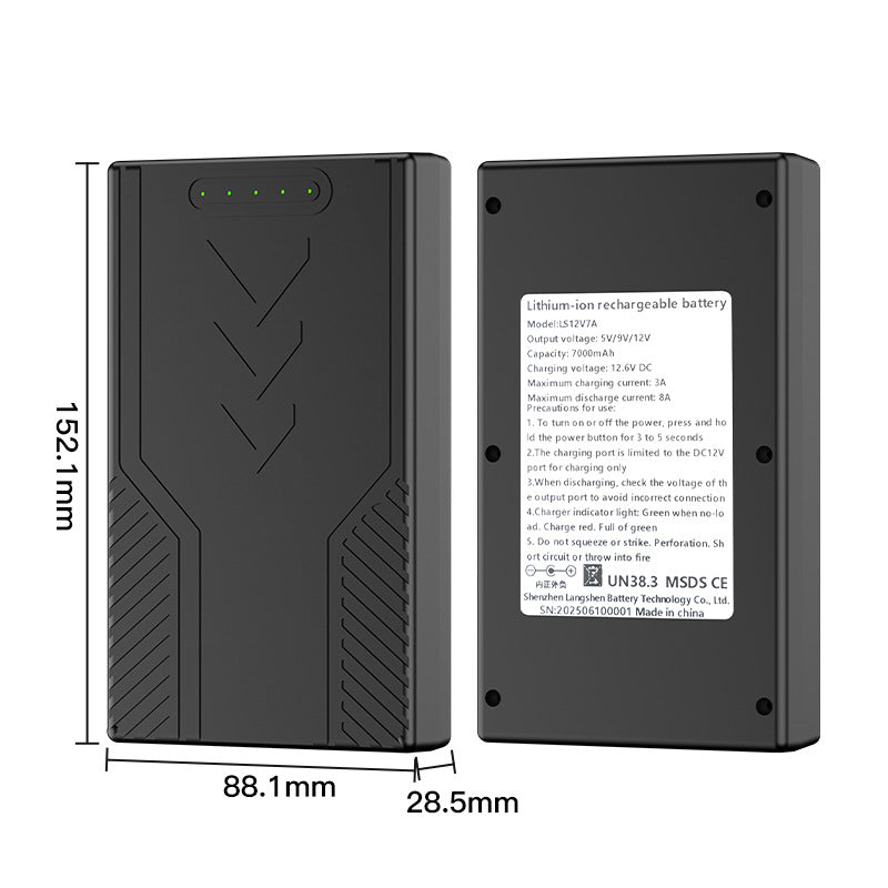 Portable 12V Lithium Battery Power Supply