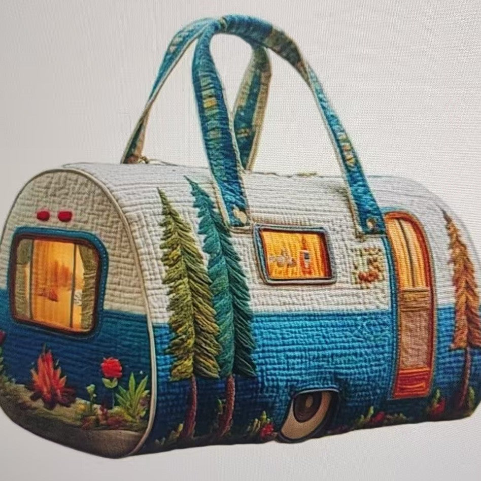 Portable 3D Digital-Print Travel Bag