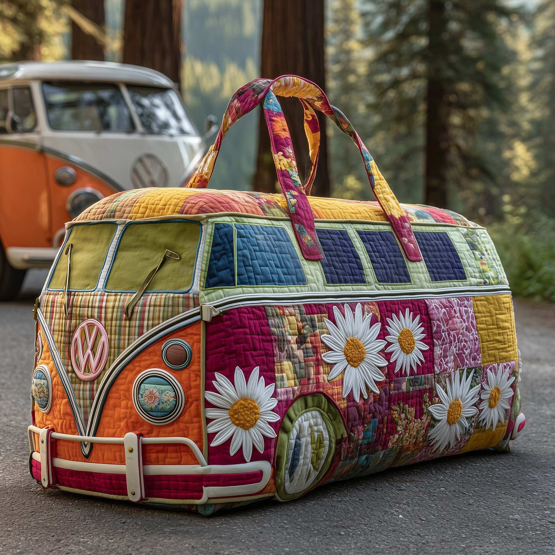 Portable 3D Digital-Print Travel Bag