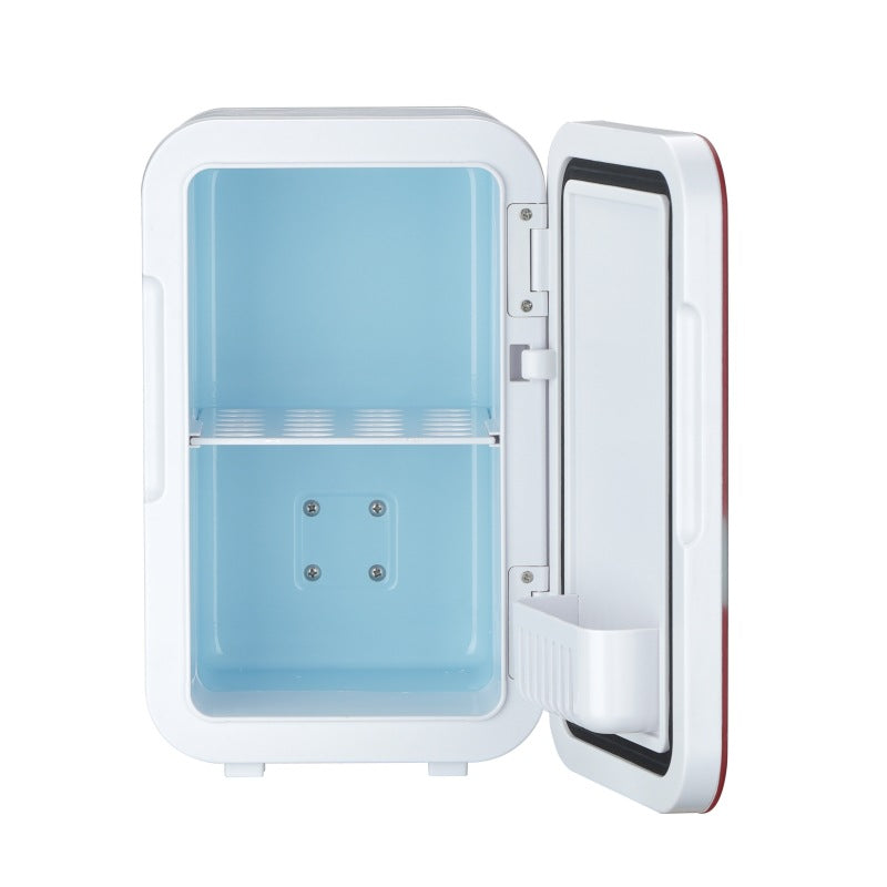 Portable 6L Dual Temperature Mini Refrigerator for Cooling and Heating