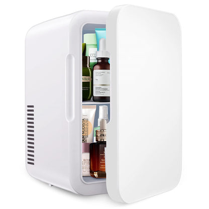 Portable 6L Dual Temperature Mini Refrigerator for Cooling and Heating