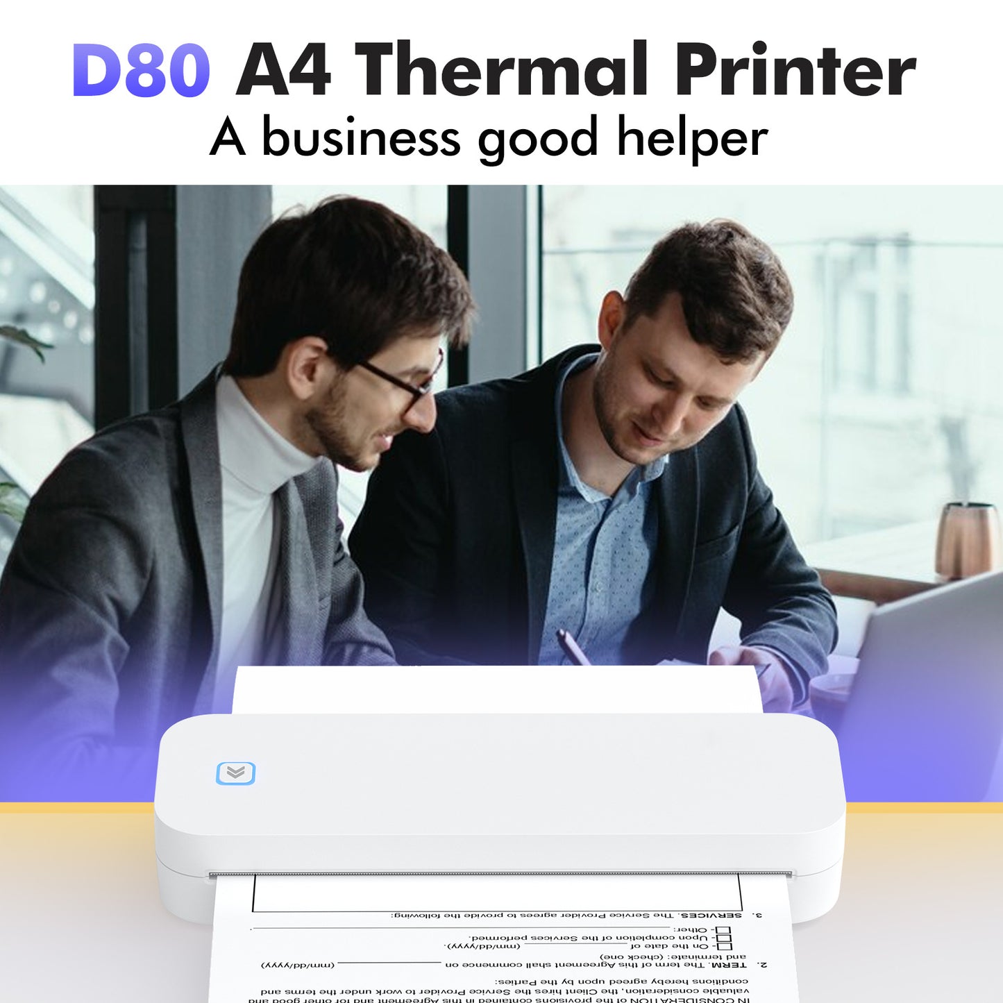 Portable A4 Bluetooth Thermal Printer