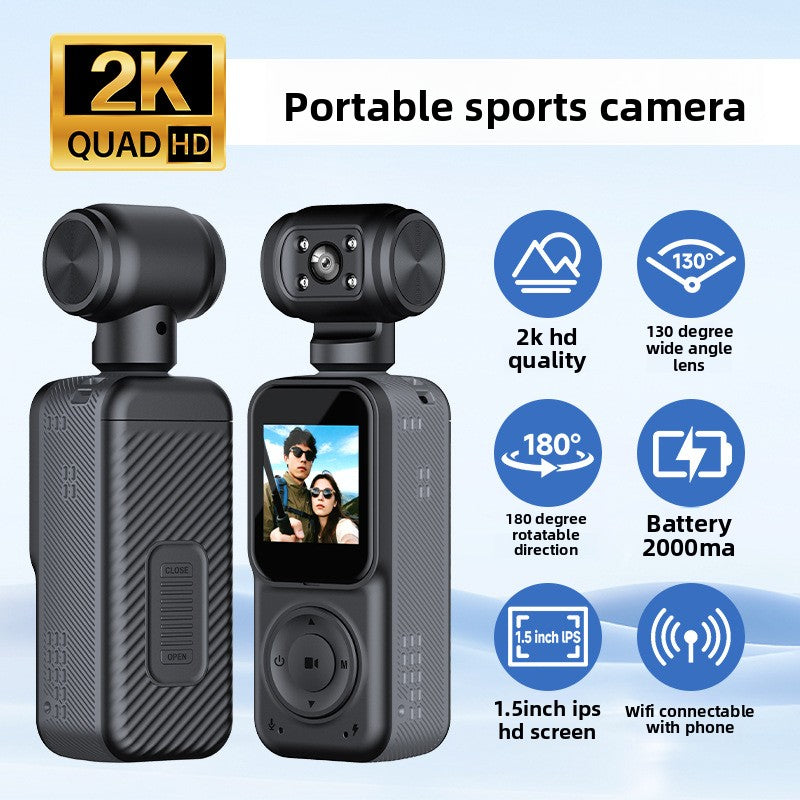 Portable action camera