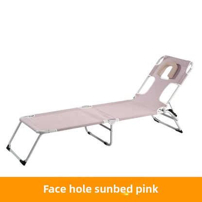 Portable Adjustable Beach Sun Lounger Chair