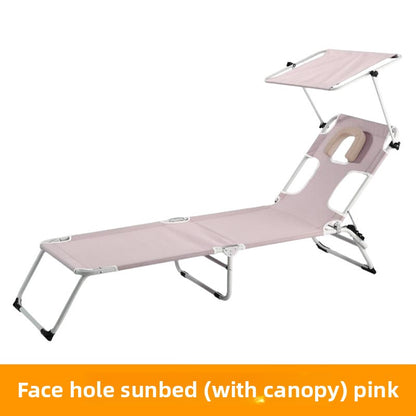 Portable Adjustable Beach Sun Lounger Chair
