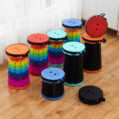 Portable Adjustable Height Folding Stool
