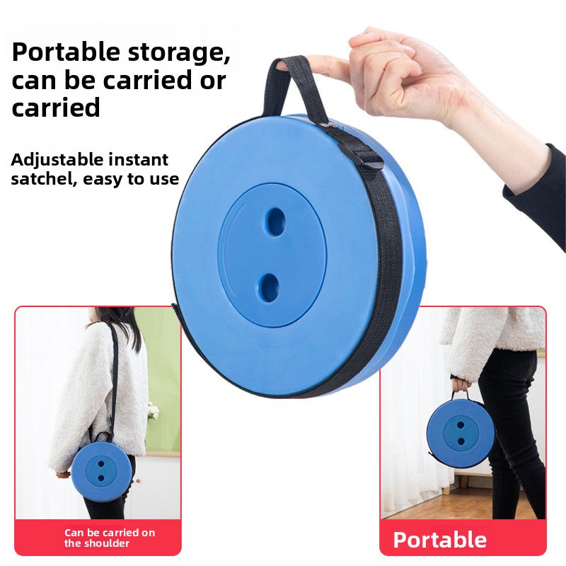 Portable Adjustable Height Folding Stool