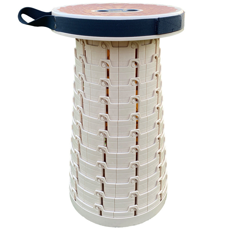 Portable Adjustable Telescopic Folding Stool