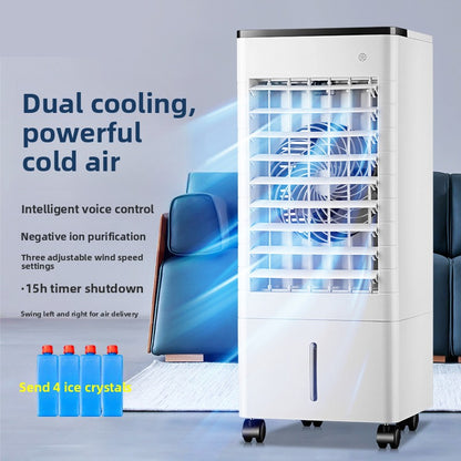 Portable Air Cooler with Water Ice Circulation