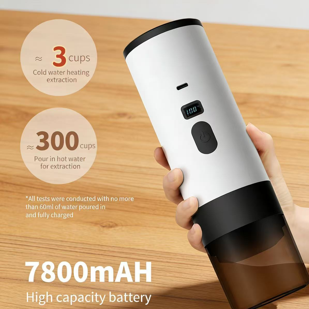 Portable Automatic Capsule Coffee Maker