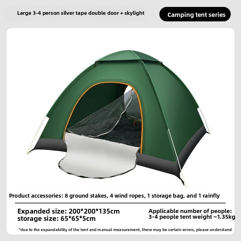 Portable Automatic Pop Up Camping Tent