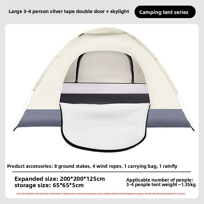 Portable Automatic Pop Up Camping Tent