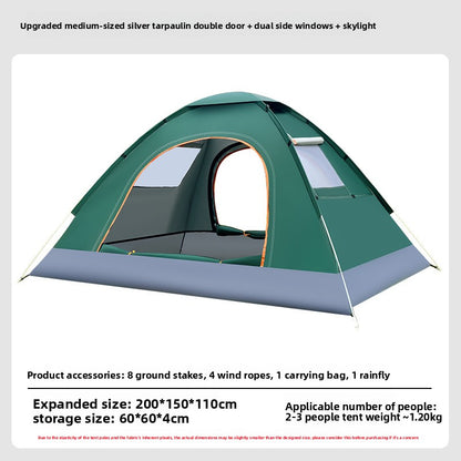 Portable Automatic Pop Up Camping Tent