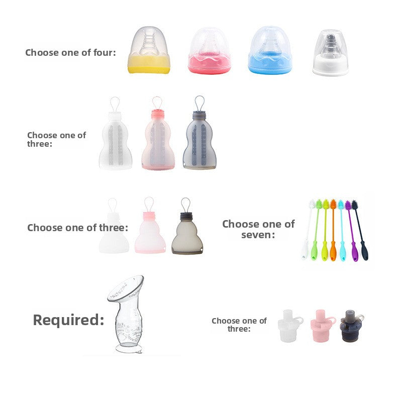 Portable baby food storage bags