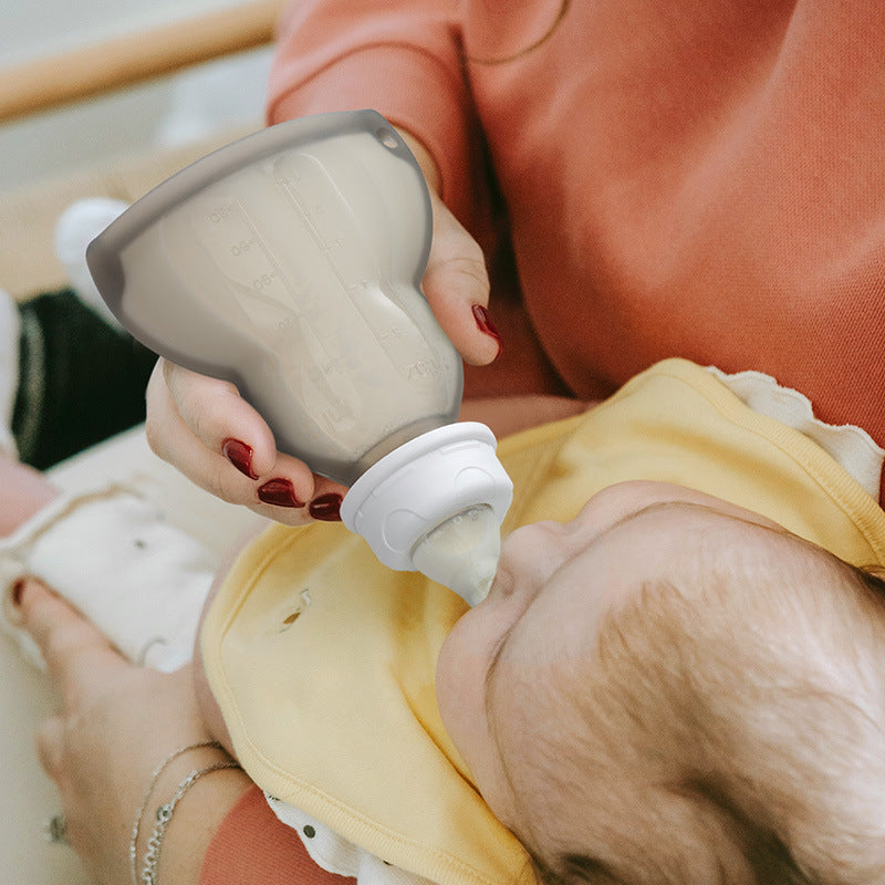 Portable baby food storage bags