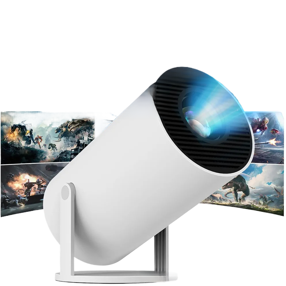 Portable barrel projector