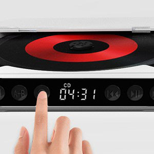 Portable Bluetooth CD Player with Speaker