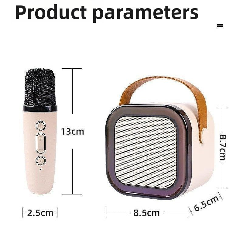 Portable Bluetooth Karaoke Speaker with Microphone