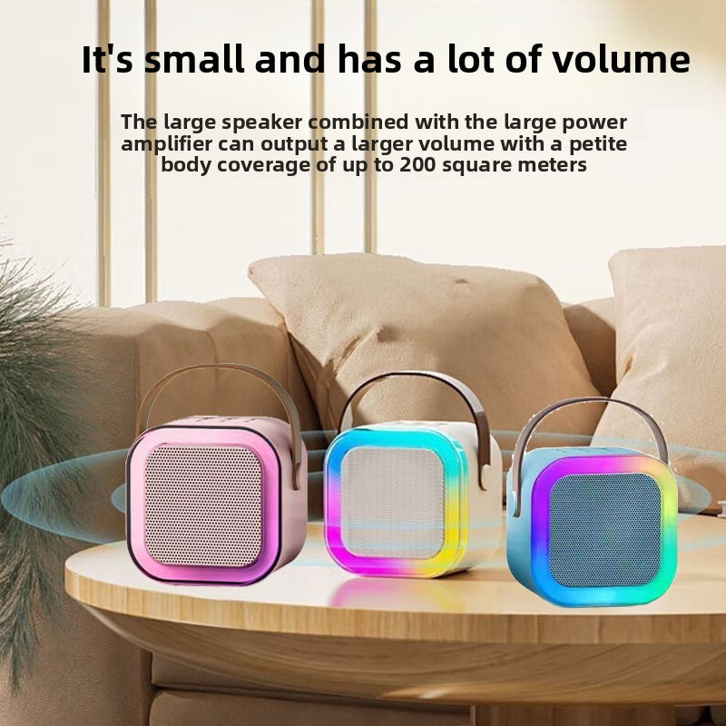 Portable Bluetooth Karaoke Speaker with Microphone