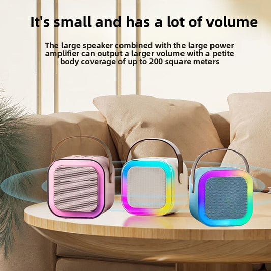 Portable Bluetooth Karaoke Speaker with Microphone
