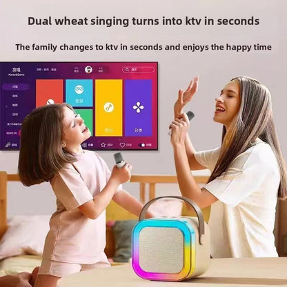 Portable Bluetooth Karaoke Speaker with Microphone