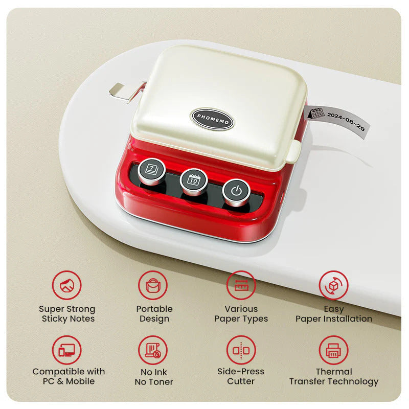Portable Bluetooth Label Printer
