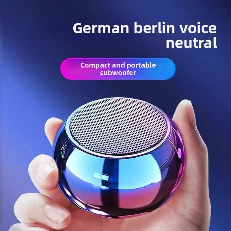 Portable Bluetooth Speaker with 9D Surround Sound