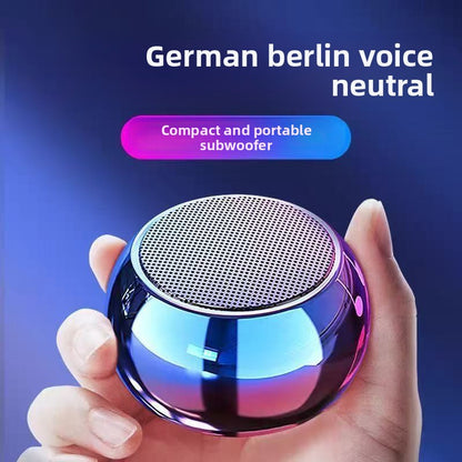 Portable Bluetooth Speaker with 9D Surround Sound