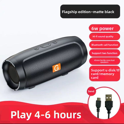 Portable Bluetooth Speaker with Enhanced Bass