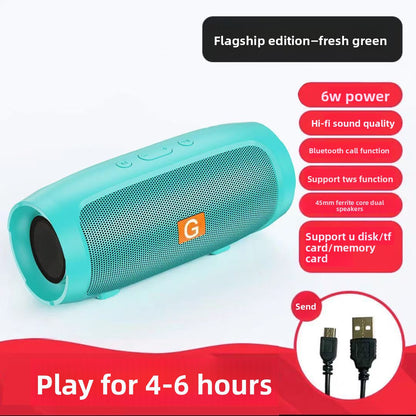 Portable Bluetooth Speaker with Enhanced Bass