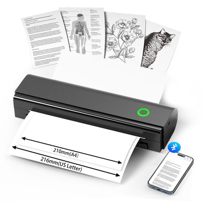 Portable Bluetooth Thermal A4 Printer