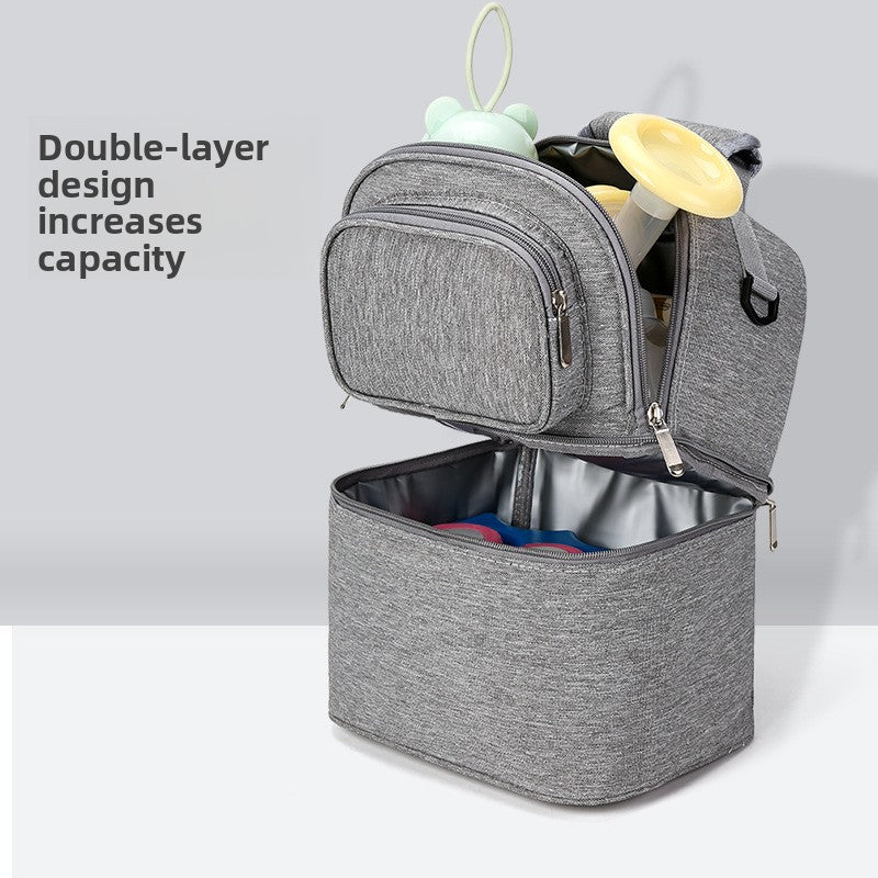 Portable Breast Milk Storage Bag with Double Layer Insulation