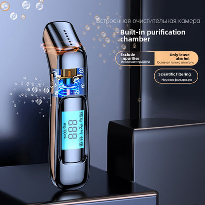 Portable Breath Alcohol Tester with High Precision LCD Display