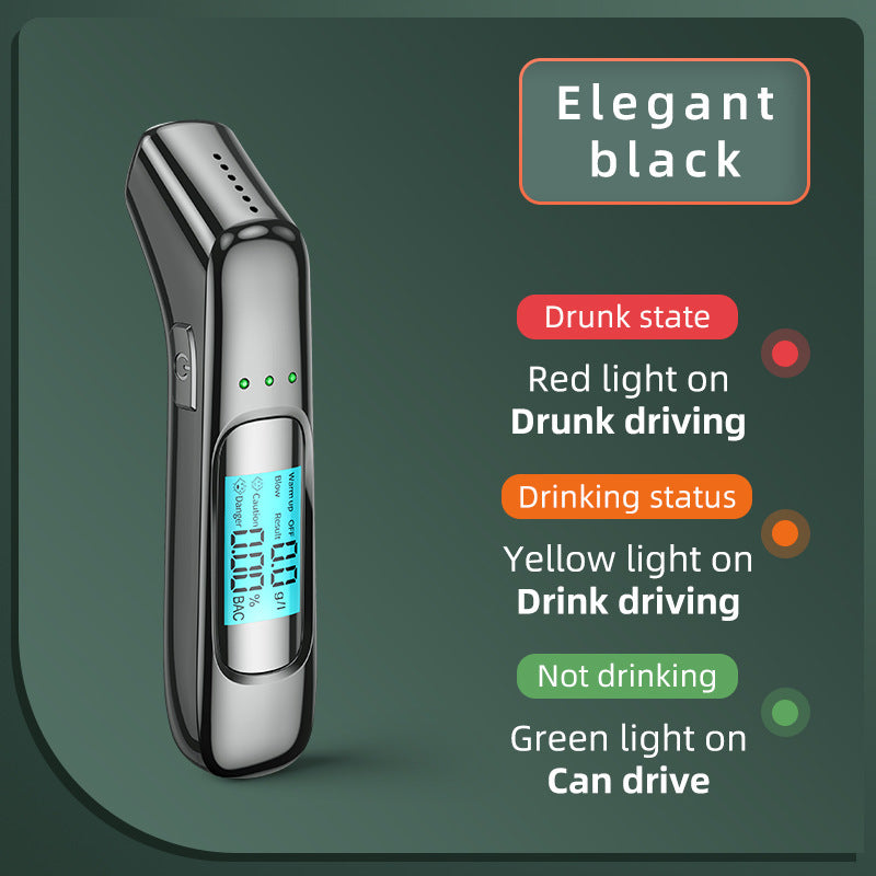 Portable Breath Alcohol Tester with High Precision LCD Display