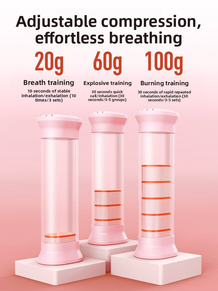 Portable Breathing Dumbbell Trainer for Lung Capacity