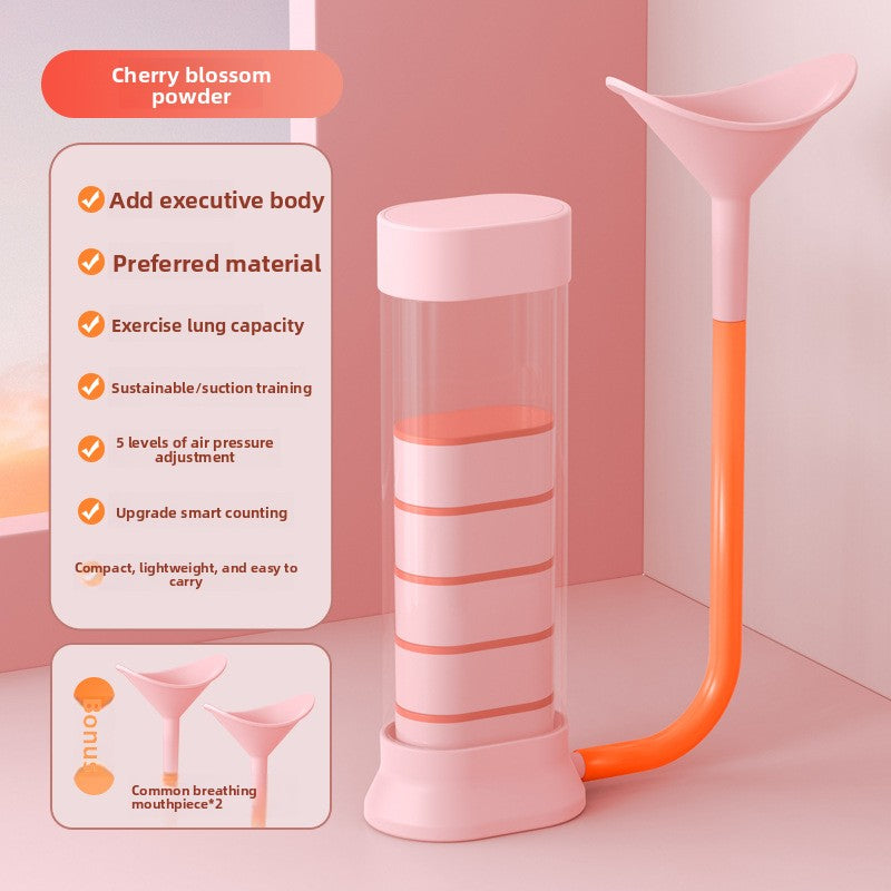 Portable Breathing Dumbbell Trainer for Lung Capacity