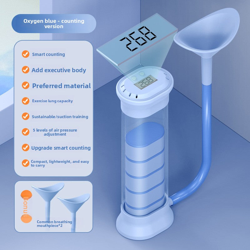 Portable Breathing Dumbbell Trainer for Lung Capacity