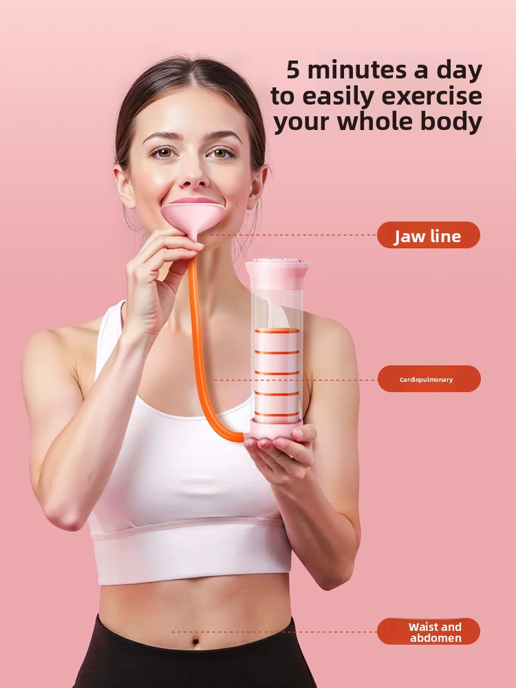 Portable Breathing Dumbbell Trainer for Lung Capacity