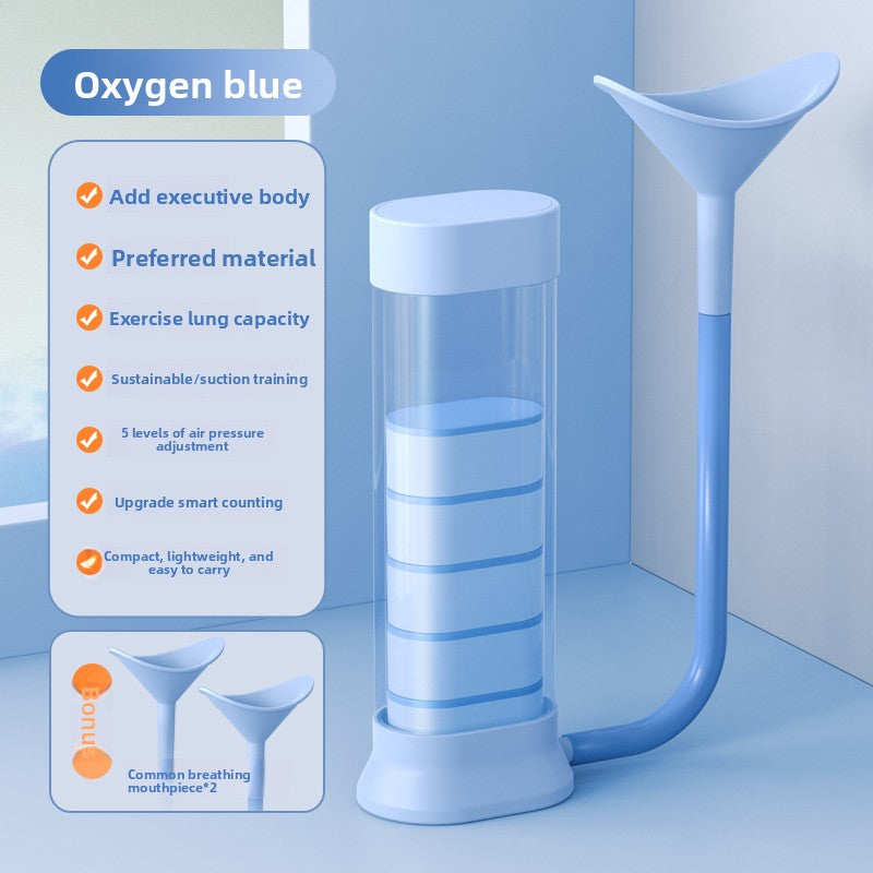 Portable Breathing Dumbbell Trainer for Lung Capacity