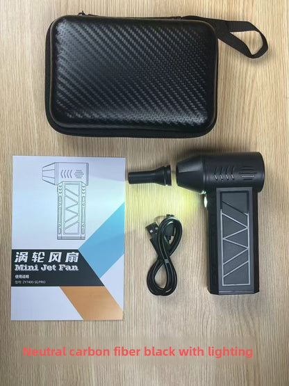 Portable Brushless Handheld Blower Fan with LED Light