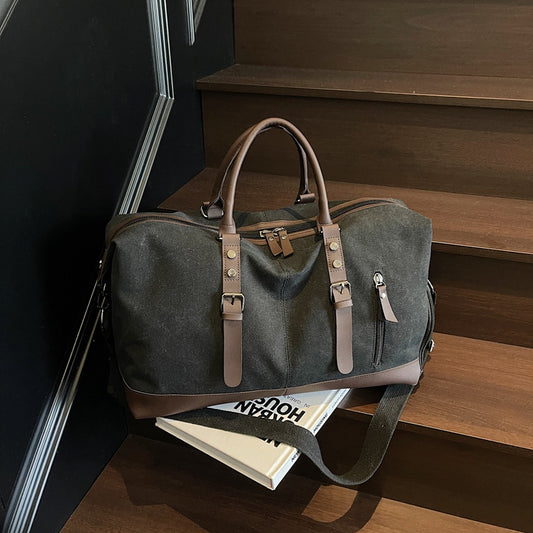 Portable Canvas Travel Bag with Large Capacity