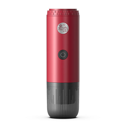 Portable capsule coffee machine
