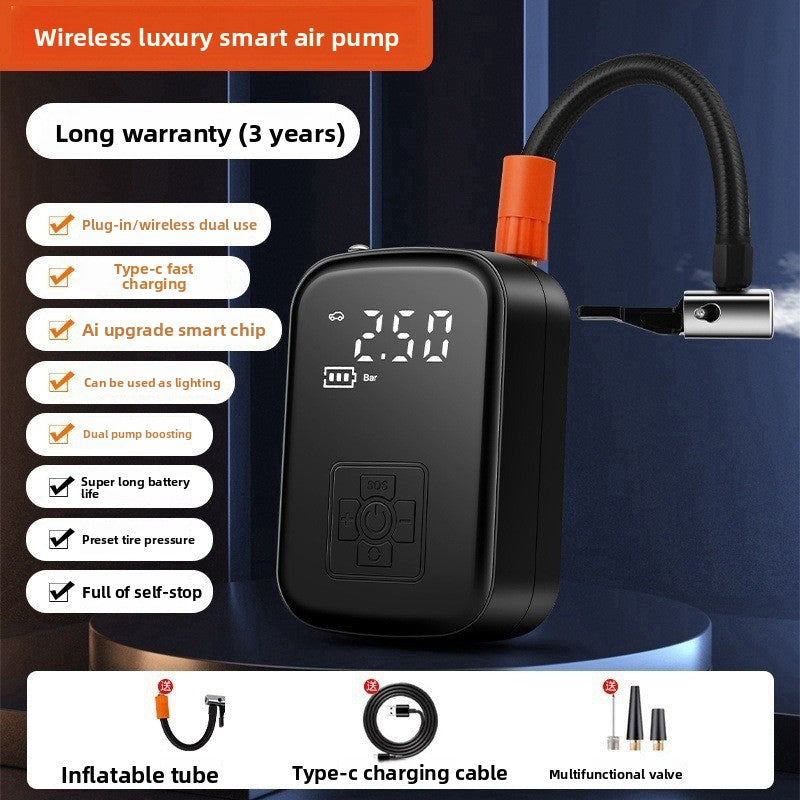 Portable Car Air Pump with Digital Display