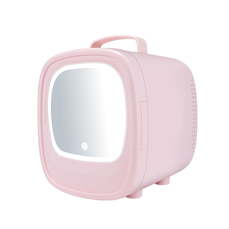 Portable Car Beauty Refrigerator with LED Mirror