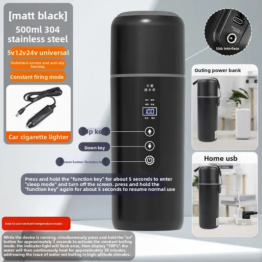 Portable Car Electric Water Kettle