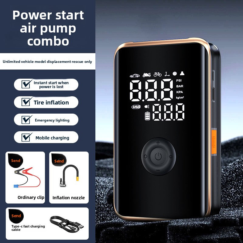 Portable Car Jump Starter with Air Compressor
