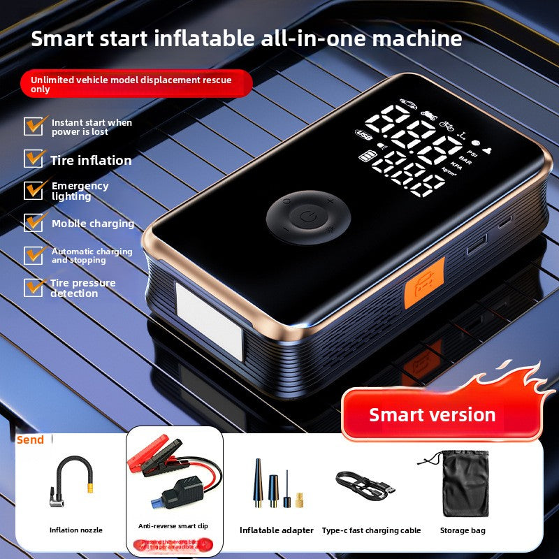 Portable Car Jump Starter with Air Compressor