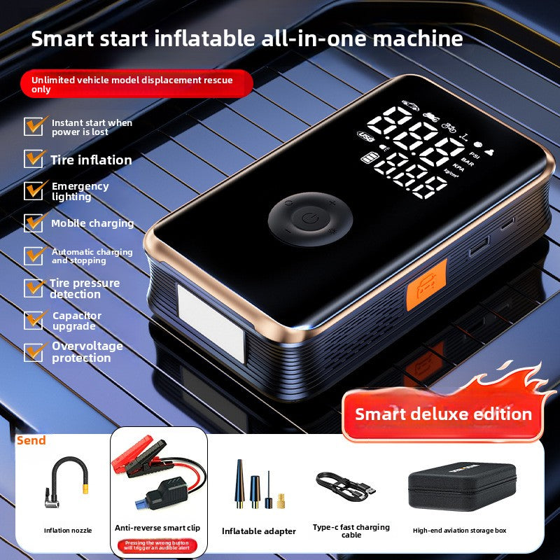 Portable Car Jump Starter with Air Compressor